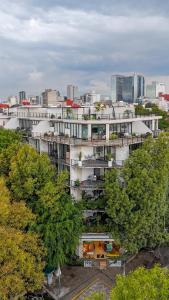 Budova, kde se aparthotel nachází