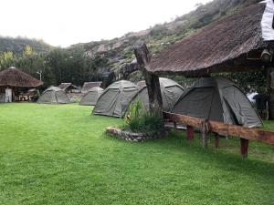 Κήπος έξω από το Ha Ramabanta Riverside