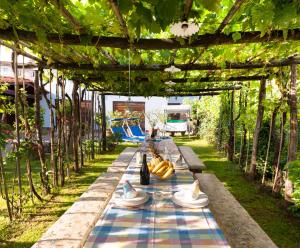 A garden outside Villa Celeste