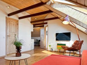 Køkken eller tekøkken på Scenic Escape - Stavanger Loft BnB 33