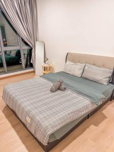 Postel nebo postele na pokoji v ubytování Starryhomes x Vogue I Green Haven I FREE Netflix I WI-FI + 31 fotografií