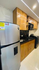 Køkken eller tekøkken på Luxury apartamento beah