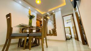 Et opholdsområde på Luxury apartamento beah