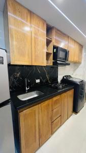 Køkken eller tekøkken på Luxury apartamento beah