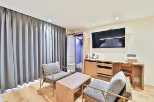 TV/trung tâm giải trí tại Ulsan Samsan CUSTOM HOTEL