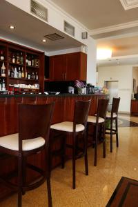 The lounge or bar area at Sea View Resorts & Spa