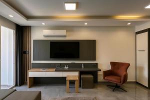 Fotografie z fotogalerie ubytování One-Bedroom Apartment and Luxury Penthouse in Courtyard Long Beach Complex v destinaci Kyperounda