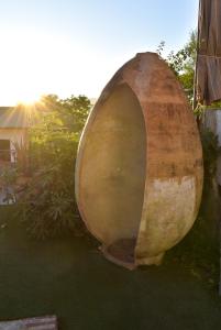 O grădină în afara Casa Rural Arados