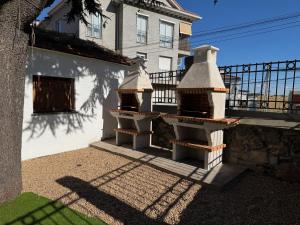 Un balcon sau o terasă la Casa del Cura