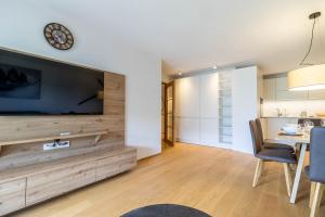 TV a/nebo společenská místnost v ubytování Proventus Apartments