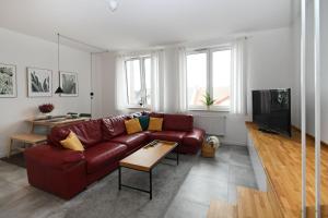 Μια τηλεόραση ή/και κέντρο ψυχαγωγίας στο Apartament MALIN