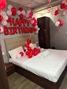 Postel nebo postele na pokoji v ubytování Hotel JS