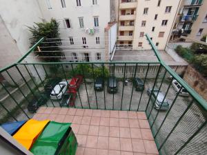 a view of a balcony of a building at Botticelli Sea Apartment in Trieste