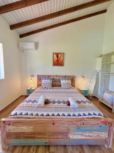 Ένα ή περισσότερα κρεβάτια σε δωμάτιο στο Ti-Kaz Gwada