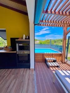 Πισίνα στο ή κοντά στο Ti-Kaz Gwada