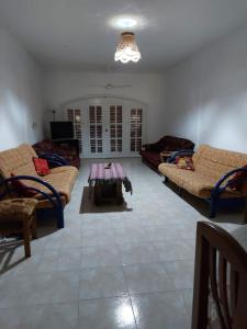 Χώρος καθιστικού στο Marina 6 Beach Chalet