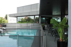 Bazén v ubytování Indaiá Park Hotel nebo v jeho okolí