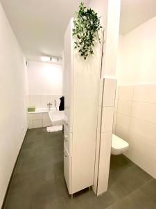 ห้องน้ำของ Schickes Loft zentral in Eltville mit kostenlosem Parkplatz