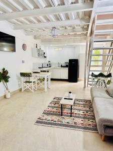 Kuchyň nebo kuchyňský kout v ubytování Sky House Cartagena + 27 fotografií