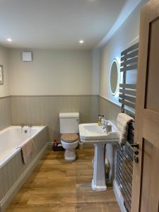 Koupelna v ubytování Hollywood cottage