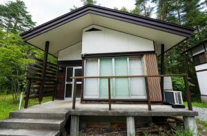 Bygningen som feriehuset ligger i