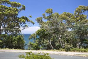 a view of the ocean from the road at Harbour Breeze - apartment in Ulladulla in Ulladulla +2 photos