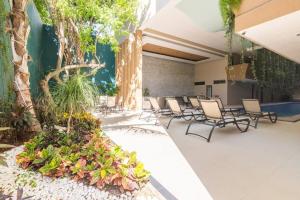 Κήπος έξω από το Departamento En El Centro De Playa Del Carmen