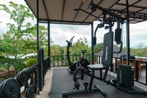 Γυμναστήριο ή/και όργανα γυμναστικής στο Bella Belly Cottage By Bali Cabin