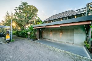 Bygningen som villaen ligger i