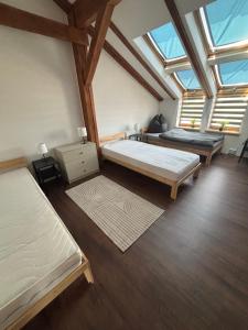 Ένα ή περισσότερα κρεβάτια σε δωμάτιο στο Wohnung mit Galerie