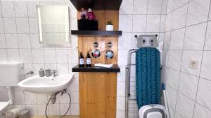 Ένα μπάνιο στο Goltan Apartment - Küche - WLAN - Parkplatz +8 φωτογραφίες