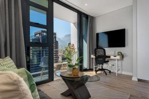 Et tv og/eller underholdning på Skyline Studio in the clouds