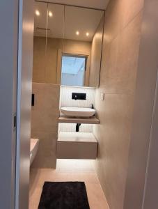 Koupelna v ubytování Villa Naléj