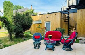 Zahrada ubytování Le Saint Denis 4 - Deluxe - 4pers - Rêve au Mans