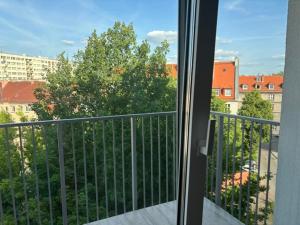 Un balcon sau o terasă la FreshStay-Gliwice-Old Town