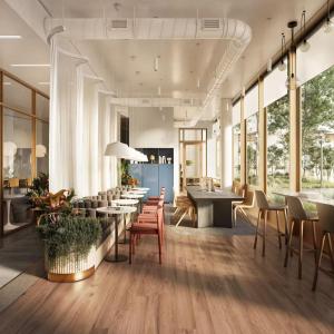 Εστιατόριο ή άλλο μέρος για φαγητό στο Luxury Apartments by Hyatus at Boston Cambridge