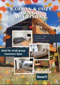 a collage of pictures of a small group maximal apartment at Shimaville Japan, El Corpo in Matsudo