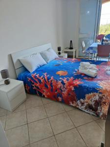 Кровать или кровати в номере Casa Vacanza Sergio