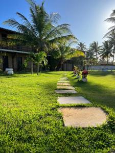 Taman di luar Pousada Canavieiras Bahia