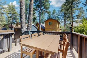 Balkón nebo terasa v ubytování The A-Frame Escape