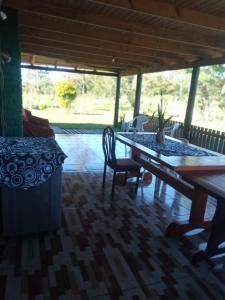 Χώρος καθιστικού στο Residencia María Elena