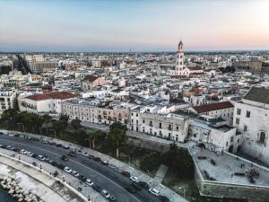 an aerial view of the city of naples at Dimora Beluga - Bari Centro in Bari