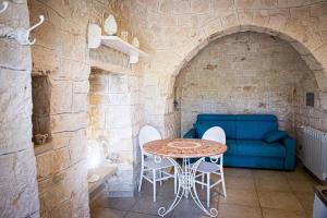 Χώρος καθιστικού στο I tre trulli
