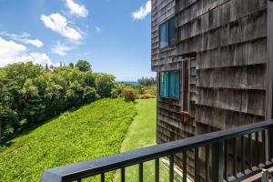 a view from the balcony of a house at Sealodge B4 in Princeville