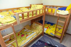 Ένα ή περισσότερα κρεβάτια σε δωμάτιο στο meilai-hostel