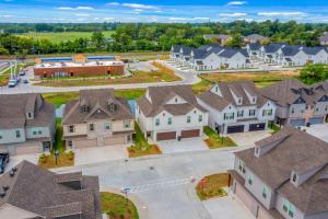 an aerial view of a town with houses at Geaux to Mike The Tiger Retreat Near LSU - CB1021 in Baton Rouge