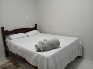 Ένα ή περισσότερα κρεβάτια σε δωμάτιο στο ground floor apartment