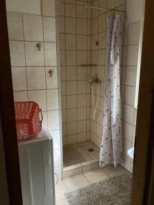 Koupelna v ubytování Cottage by the Ponds + 1 fotografie