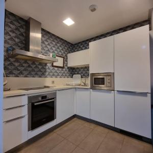 Η κουζίνα ή μικρή κουζίνα στο Appartement front mer à Casablanca