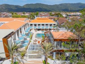 an aerial view of a resort with a swimming pool at SDesign Paraty Hotel in Paraty +101 photos